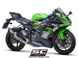 SC Project Titanium Central Link Pipe - Kawasaki Ninja ZX-6R 636 (2019 - 21)