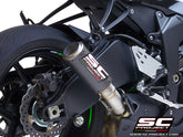 SC Project CR-T Carbon Fiber Slip-On Exhaust- Kawasaki Ninja ZX-6R (2019-21)