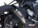 SC Project CR-T Carbon Fiber Slip-On Exhaust- Kawasaki Ninja ZX-6R (2019-21)