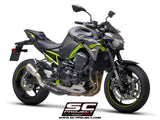 SC Project CR-T Titanium Exhaust with Carbon Protection - Kawasaki Z900 (2020)
