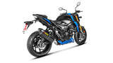 Akrapovic Carbon Slip-On Line Exhaust - Suzuki GSX-S 750 (2017 - 20)