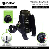 BOBO BM4 PRO Jaw-Grip Bike Phone Holder with Vibration Controller