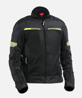 Solace Rival Urban V3.0 Black Neon Riding Jacket