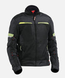 Solace Rival Urban V3.0 Black Neon Riding Jacket