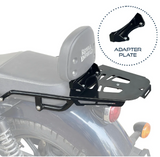 Auto Engina Top Rack with Backrest Adapter - Royal Enfield Meteor 350