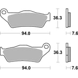 SBS Brake Pad 671 HS ( Front )