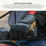 Viaterra Fuel Retro Classic Leather Riding Gloves