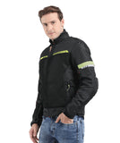 Solace Rival Urban V3.0 Black Neon Riding Jacket