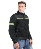 Solace Rival Urban V3.0 Black Neon Riding Jacket
