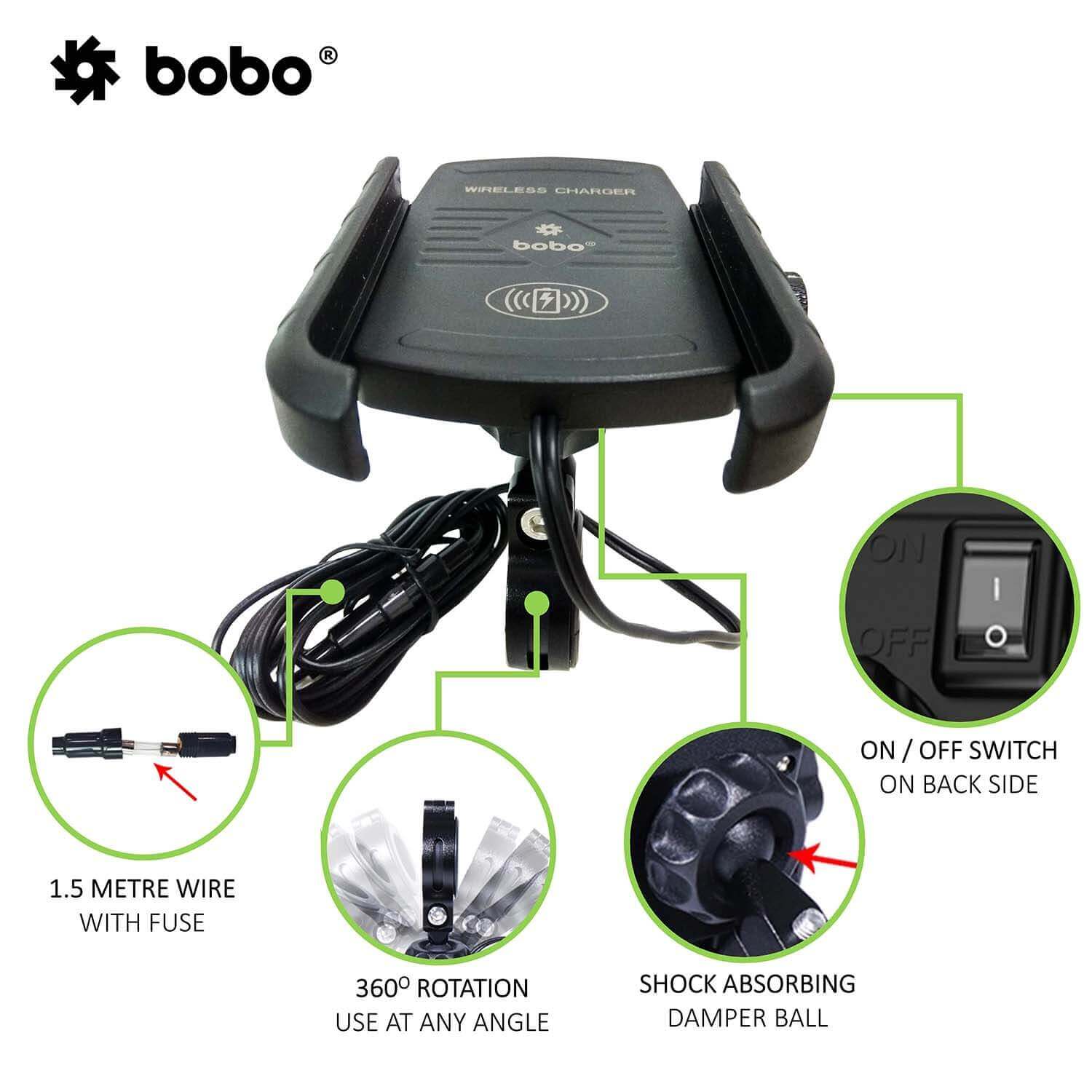 Buy Bobo mobile mount at Riderz Planet