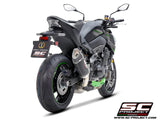 SC Project SC1-R Muffler Carbon Fiber Exhaust-Kawasaki Z900 (2020-23)