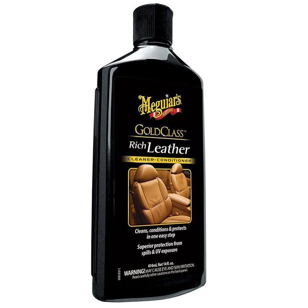 Buy Meguiars gold class leather cleaner at Riderz planet