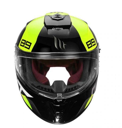 b2b mt helmets MT Blade 2SV 89 Pearl Fluorescent Yellow Helmet – Riderz Planet