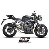 SC Project S1 Exhaust - Triumph Street Triple 765 S/R/RS (2017 - 19)
