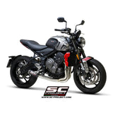 SC Project CR-T Full System Exhaust - Triumph Trident 660 (2021 - 24)