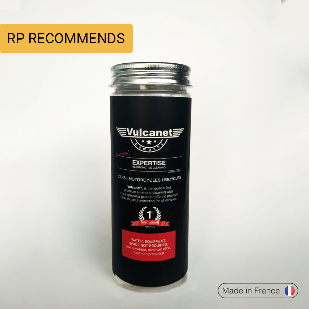 Buy Vulcanet cleaning wipes at Riderz Planet