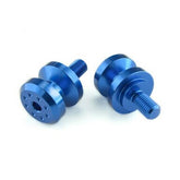 Aluminium Paddock Stand Bobbin Bolt M10, Blue