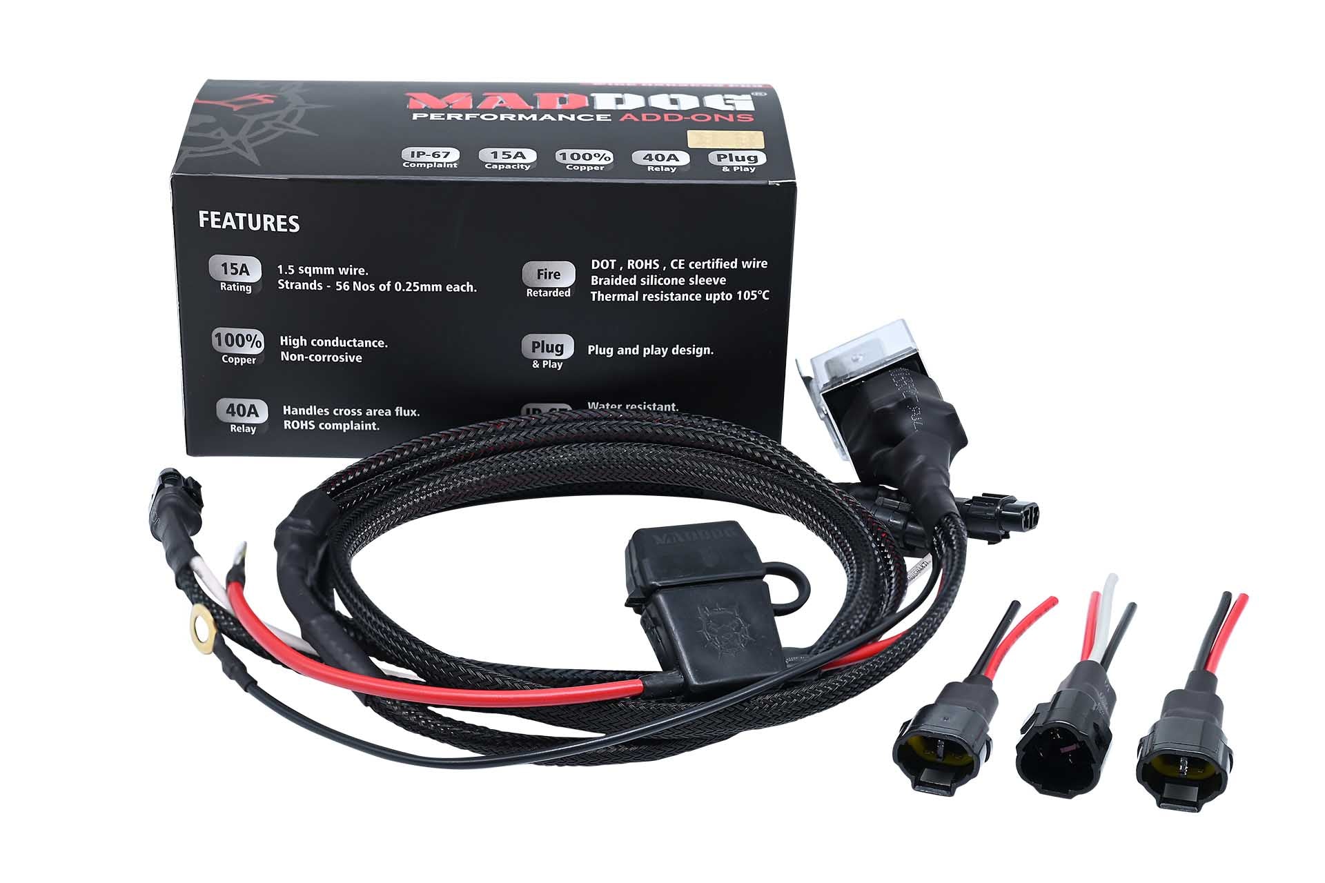 Buy Maddog wire harness pro at Riderz Planet