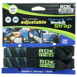 ROK Straps HD 25mm Black Blue/Green