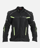 Solace Ramble Black Neon Riding Jacket