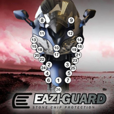 Buy Eazi Paint protection kit for yamaha at Riderz Planet