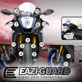 Buy Eazi grip paint protection kit for Yamaha at Riderz Planet