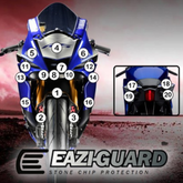 Buy Eazi Paint protection kit for yamaha at Riderz Planet