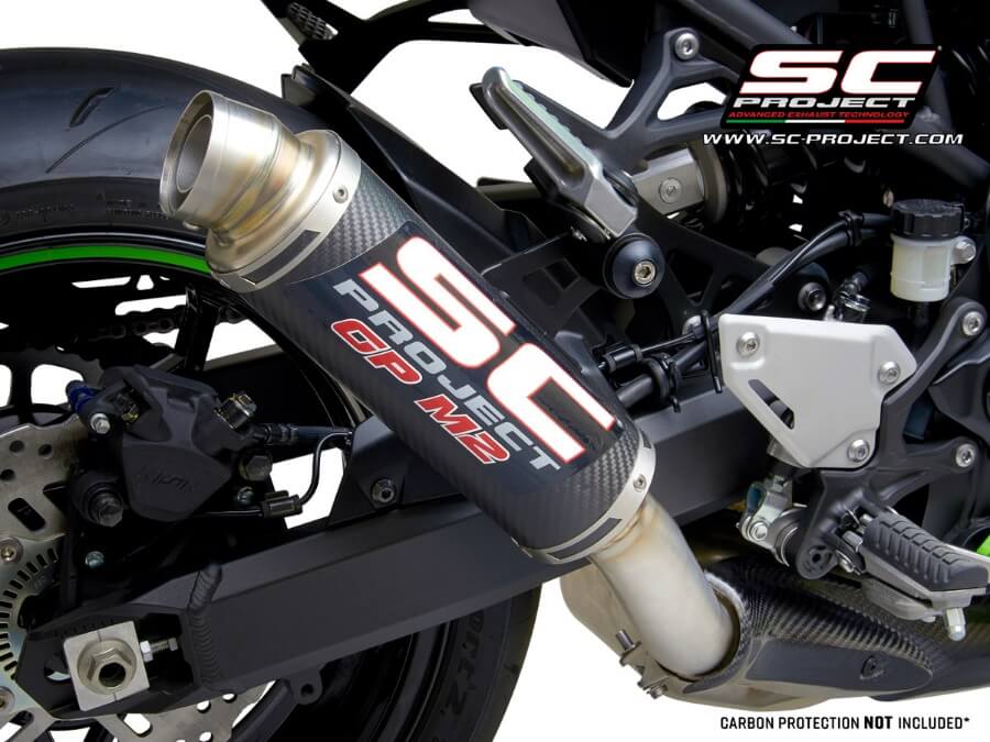 SC Project GPM2 Carbon Fiber Muffler for Z900 Riderz