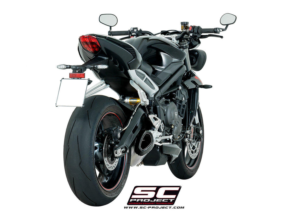 SC Project SC1-R Titanium Exhaust - STREET TRIPLE 765 -S/R/RS (2017 - 19)