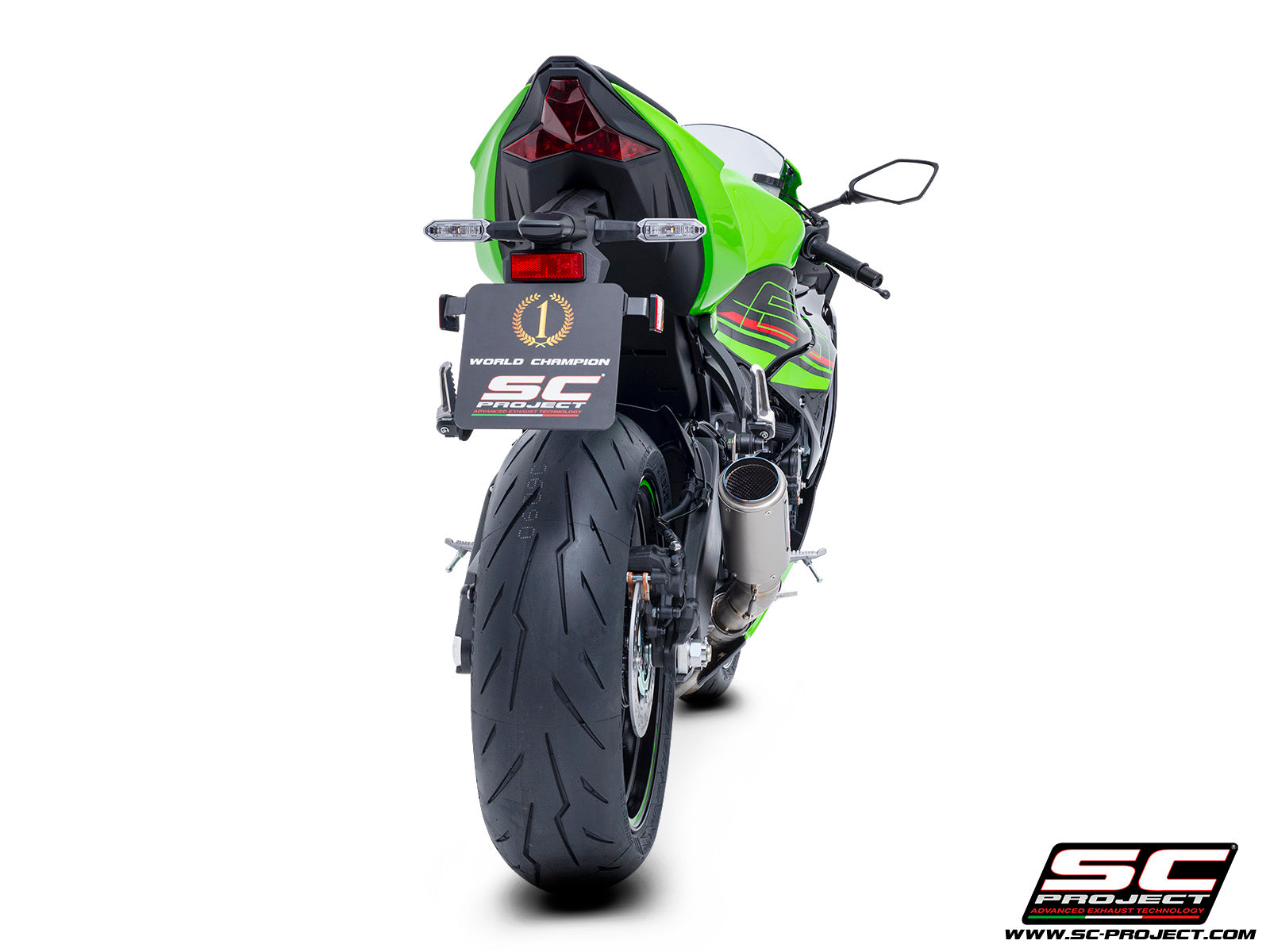 SC Project CR-T Titanium Slip-on Exhaust-Kawasaki Ninja ZX-6R (2019-21)