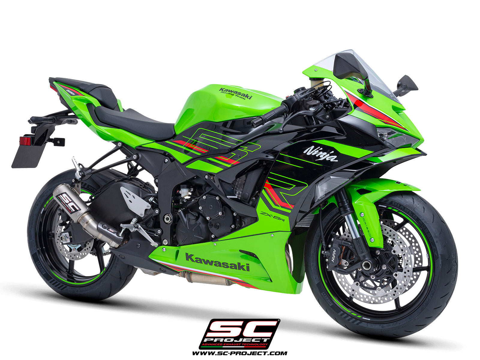 SC Project CR-T Titanium Slip-on Exhaust-Kawasaki Ninja ZX-6R (2019-21)