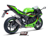 SC Project CR-T Titanium Slip-on Exhaust-Kawasaki Ninja ZX-6R (2019-21)