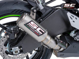 SC Project CR-T Titanium Slip-on Exhaust-Kawasaki Ninja ZX-6R (2019-21)