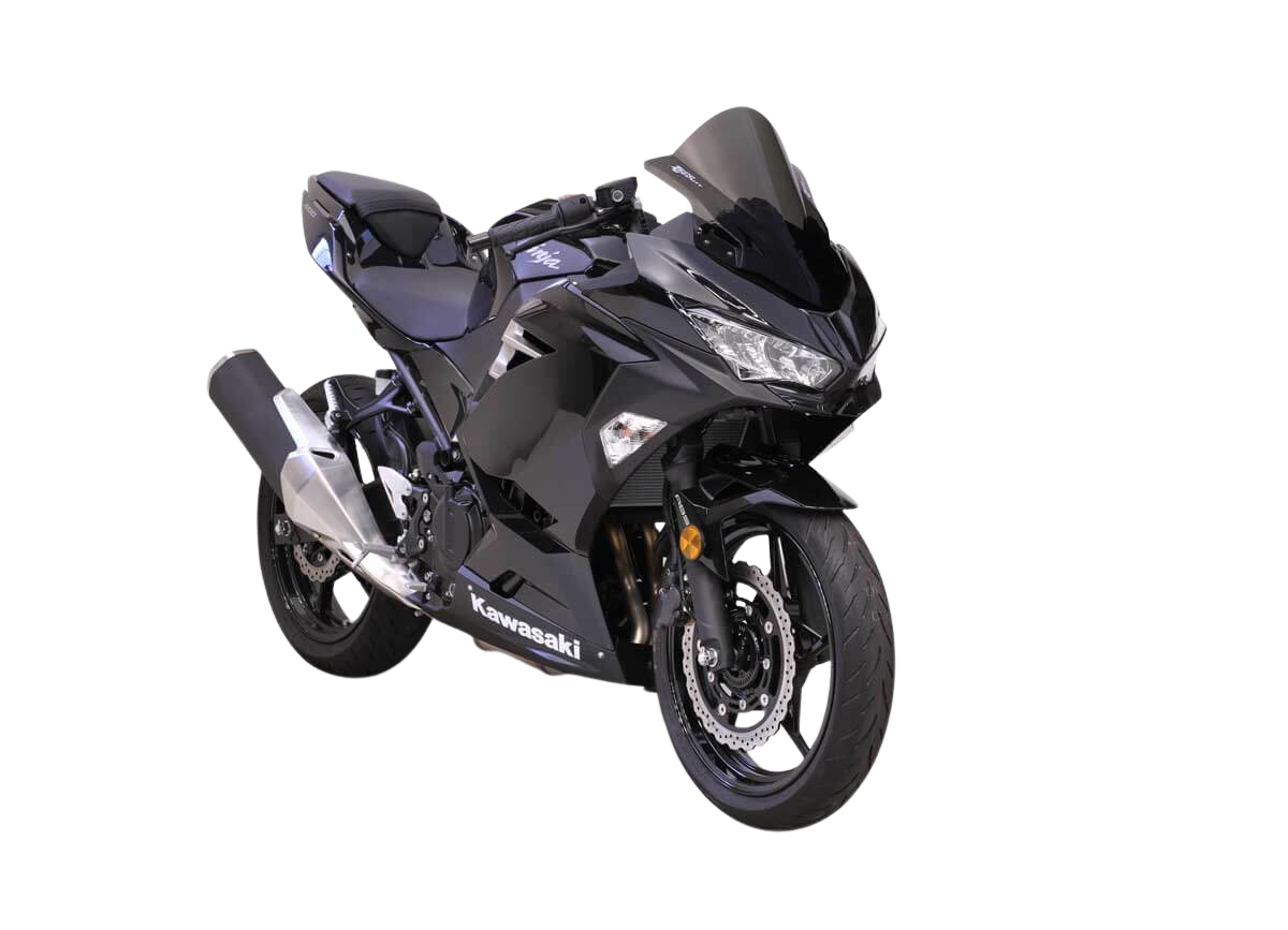 Zero Gravity Double Bubble Windscreen - Kawasaki Ninja 400 (2018 - 24)