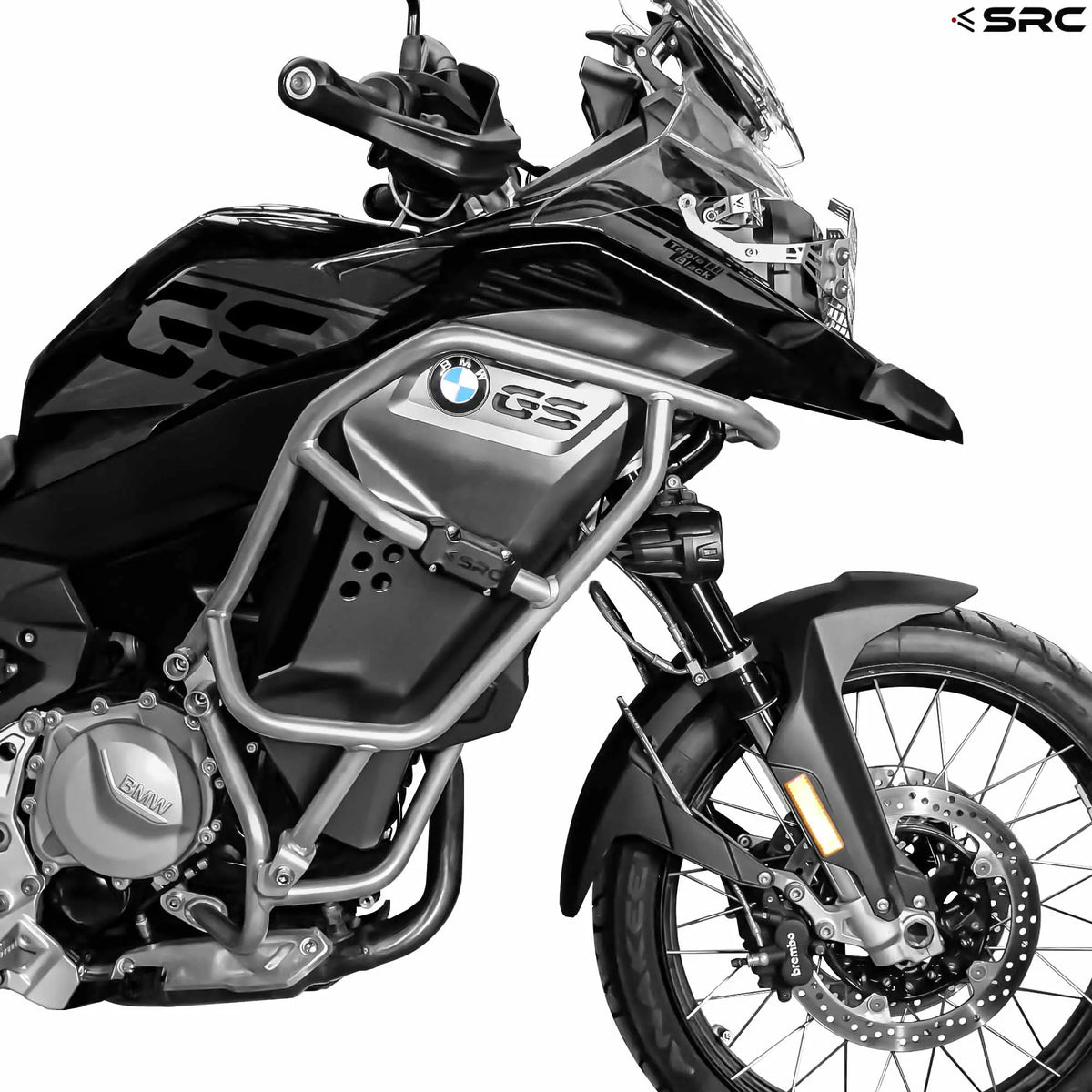 SRC Moto Silver Crash Guard - BMW F850 GSA