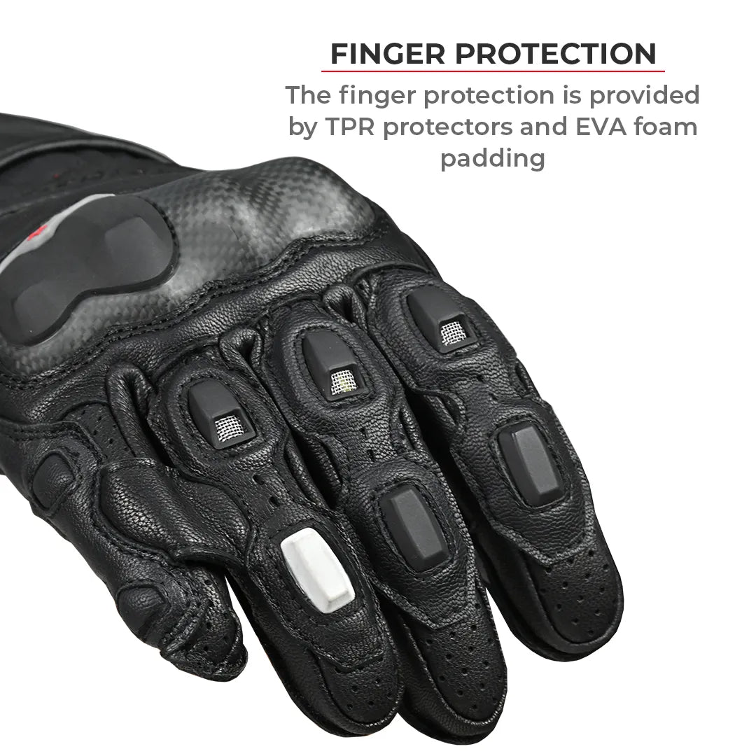 Viaterra Grid MK3 Full Gauntlet Motorcycle Gloves