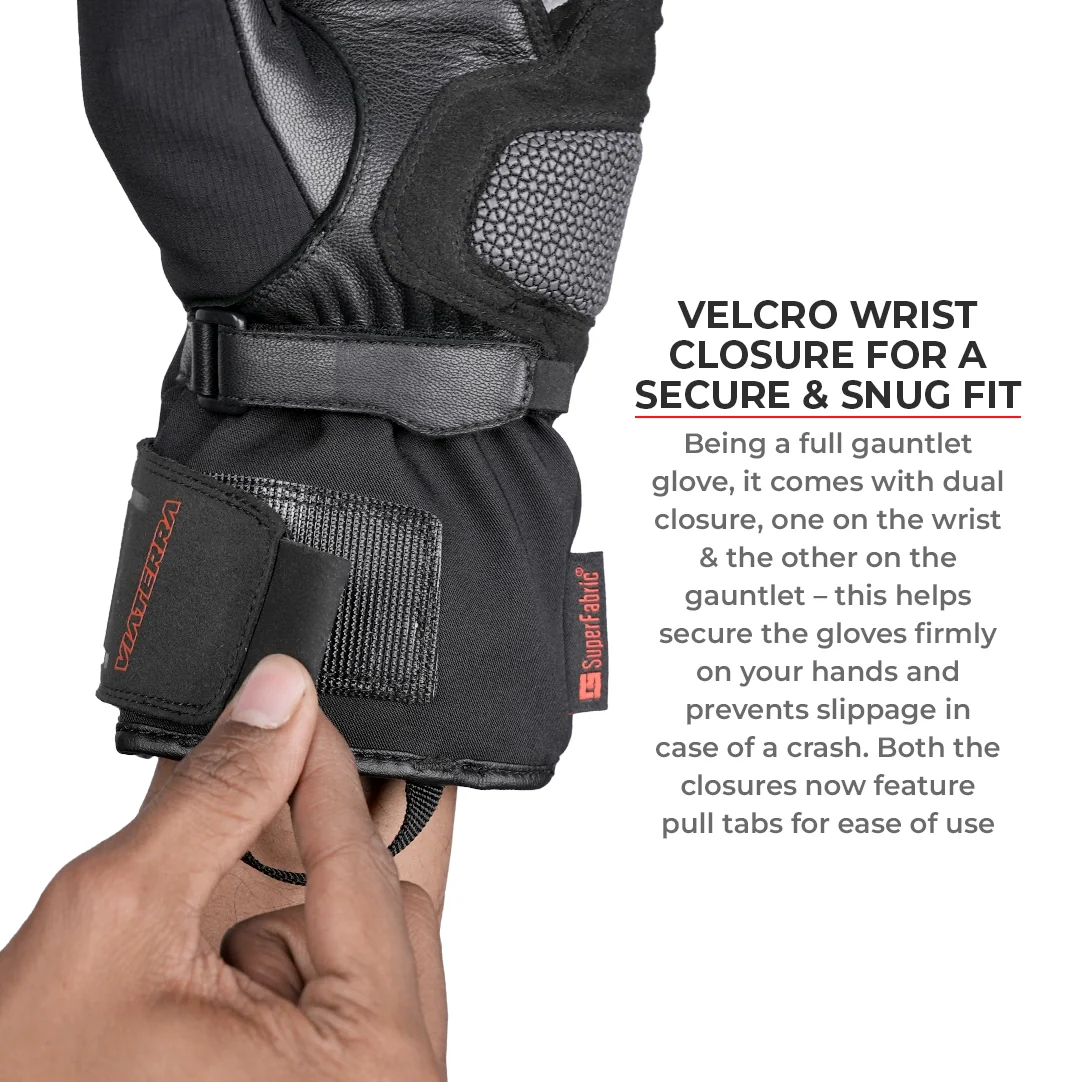 Viaterra Tundra V3 Waterproof/Winter Motorcycle Riding Gloves