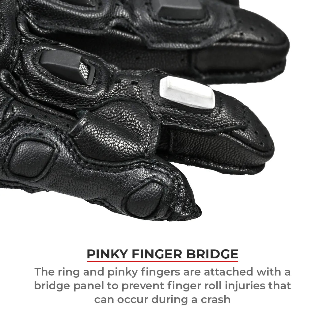 Viaterra Grid MK3 Full Gauntlet Motorcycle Gloves