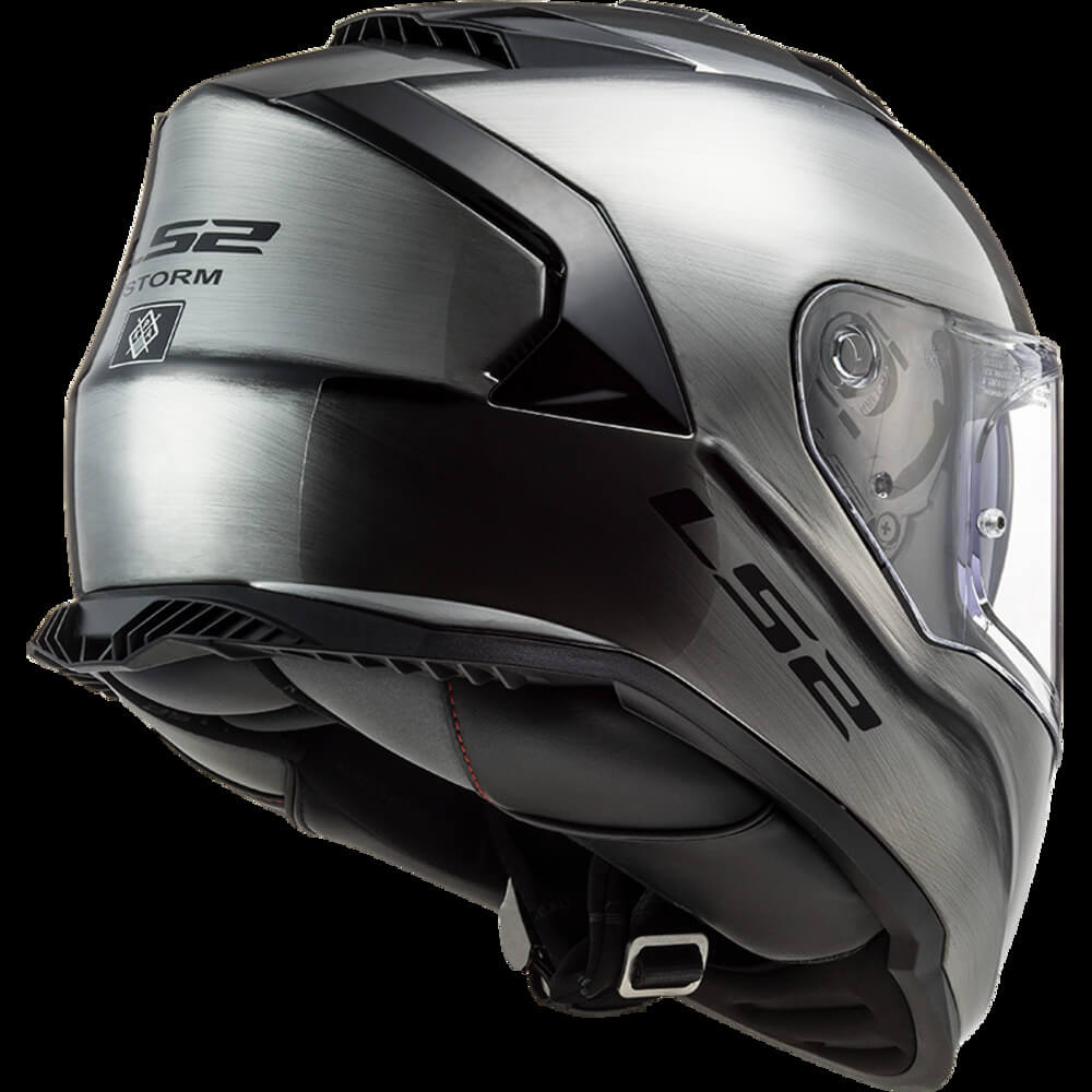 LS2 Storm Solid Jeans Titanium Gloss-06 Helmet
