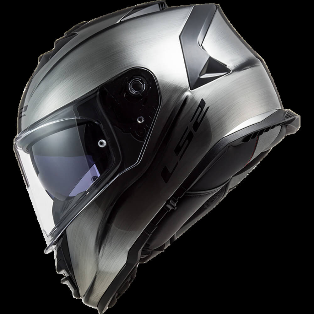 LS2 Storm Solid Jeans Titanium Gloss-06 Helmet