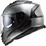 LS2 Storm Solid Jeans Titanium Gloss-06 Helmet