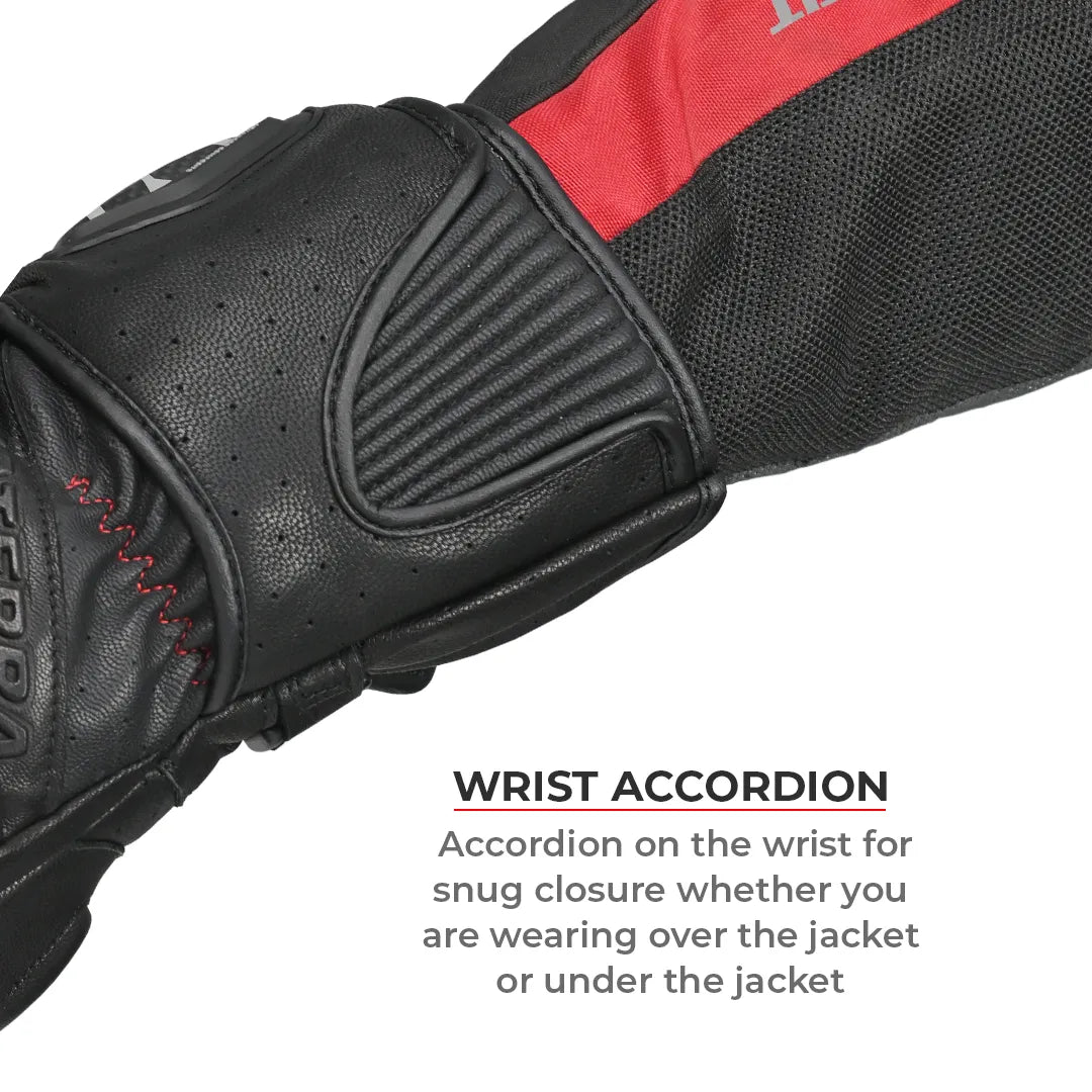 Viaterra Grid MK3 Full Gauntlet Motorcycle Gloves