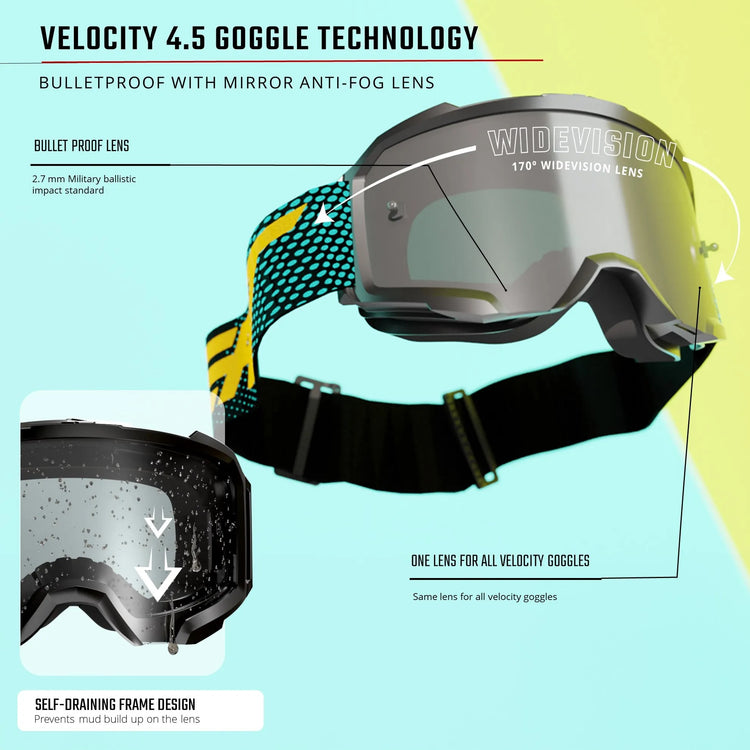leatt velocity 4.5 goggles Leatt Velocity 4.5 Clear 83% Goggles