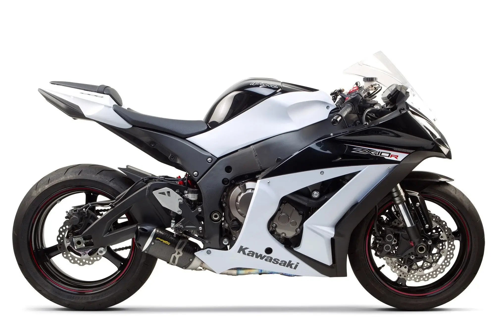 Two Brothers Racing Kawasaki ZX-10R S1R Black Carbon Slip-On Exhaust