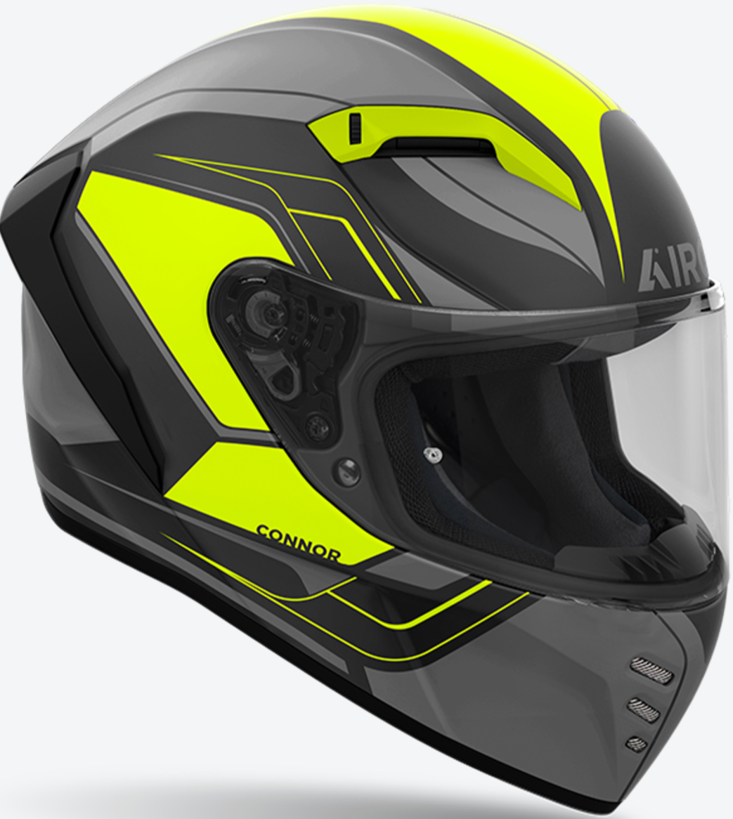 Airoh Connor Dunk Matt Helmet - Yellow