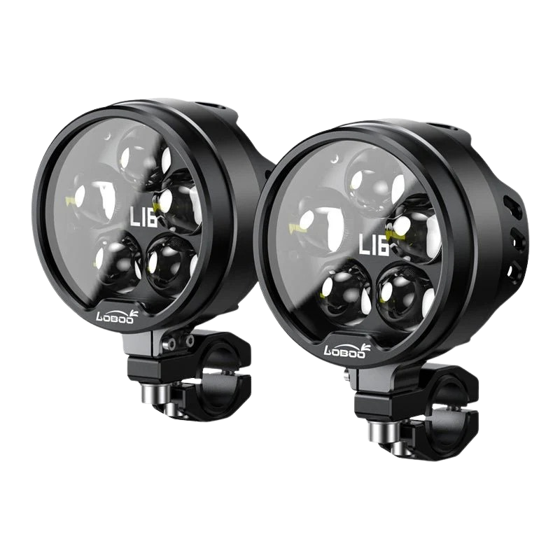 LOBOO L16 Motorcycle Auxiliary Fog Lights (Pair)