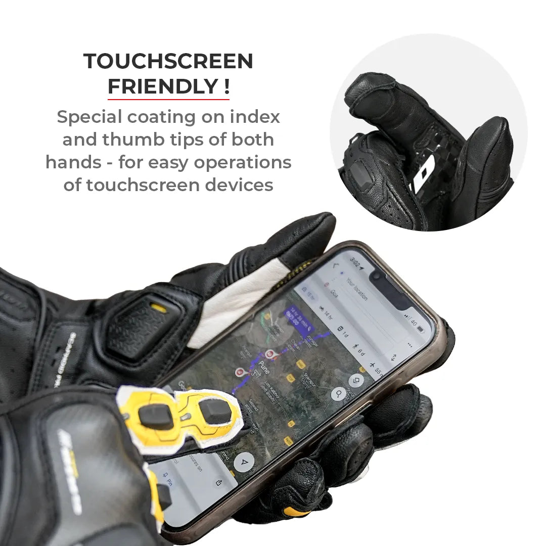 Viaterra Grid MK3 Full Gauntlet Motorcycle Gloves