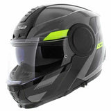 LS2 FF902 Max Nardo Grey Hi-Vis Yellow Helmet