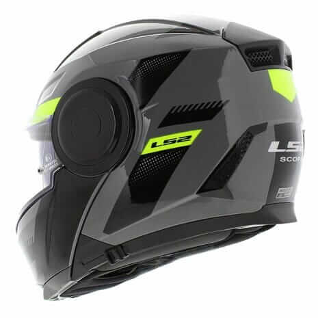 LS2 FF902 Max Nardo Grey Hi-Vis Yellow Helmet