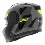 LS2 FF902 Max Nardo Grey Hi-Vis Yellow Helmet